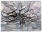 Grey Tree Abstract by Dorvard Wall Art Décor 12 ½ x 16 ½ Art Print